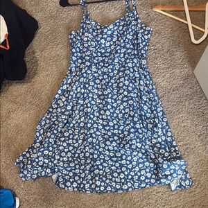 Blue Floral Sundress